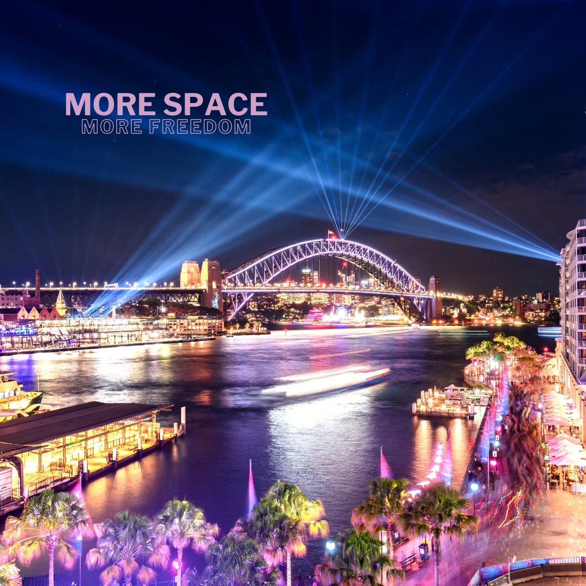 Wavii Yachts — Vivid Sydney harbour cruise 7